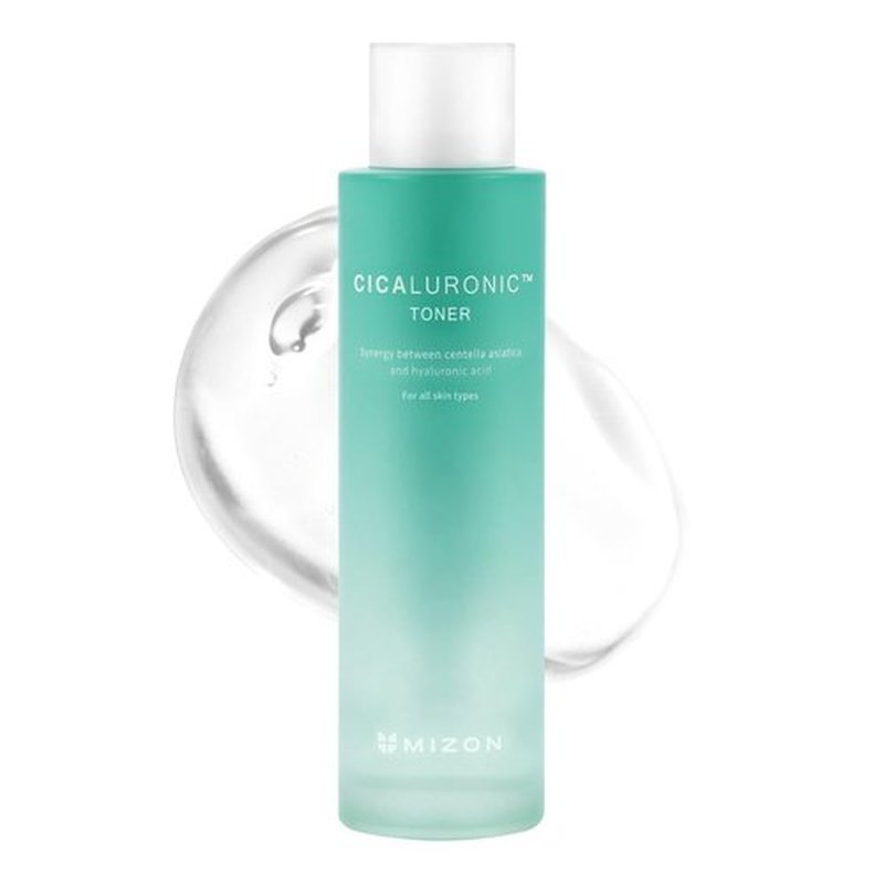 MIZON Cicaluronic Toner Centella Asiatica Hyaluronic Acid 90% Natural Ingredients Niacinamide Adenosine Long Lasting Hydration Korean Skincare (150ml/5.07fl oz)
