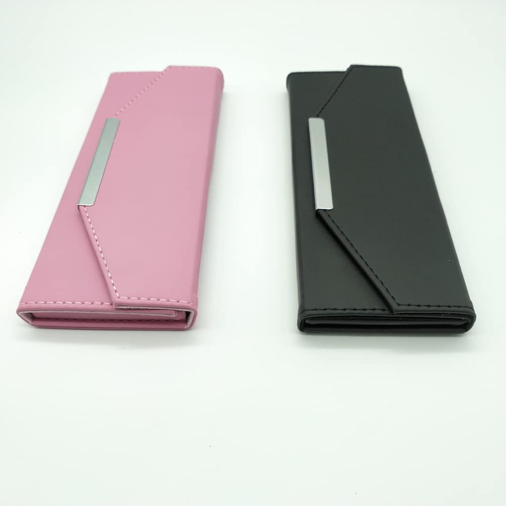UUYYEO Black Lash Tweezer Case Empty Tweezers Storage Bag Portable Tweezer Holder Container Travel Bag for Eyelash Tweezers