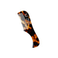 ZEUS Handmade Saw-Cut Mustache Pocket Comb for Men (Tortoiseshell) B12