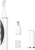 Conair GIRLBOMB Nose Hair Trimmer - Battery-Operated Face Hair Removal for Women | Diamond-Shaped Blade & LED Light