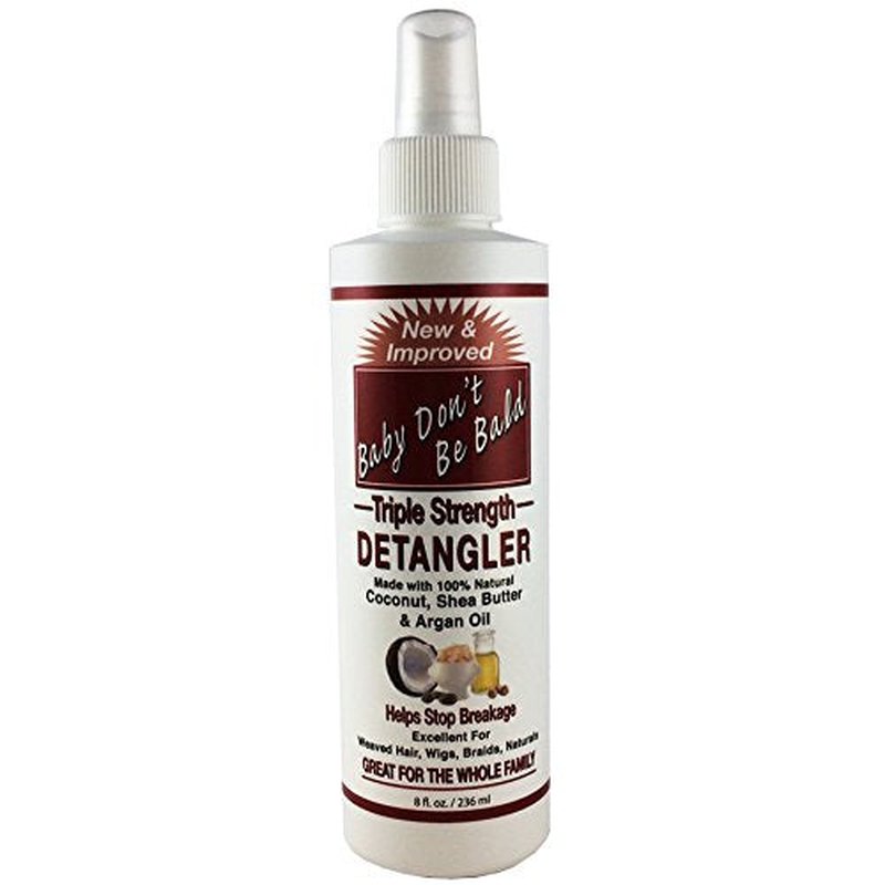 Baby Don't Be Bald] TRIPLE STRENGTH DETANGLER 8OZ LEAVE IN CONDITIONER