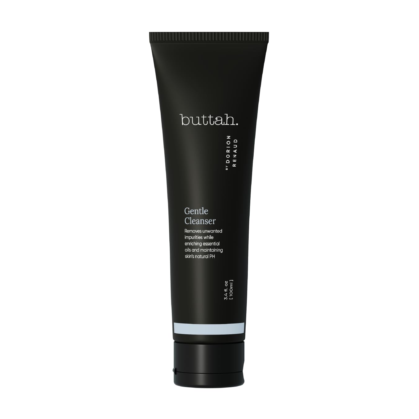 Buttah Skin Facial Gel Cleanser 3.4oz - Gentle & Clarifying Face Wash - Oil & Dirt Extracting Wash - Daily Cleansing - Face Wash for Melanin Rich Skin - Black Founded