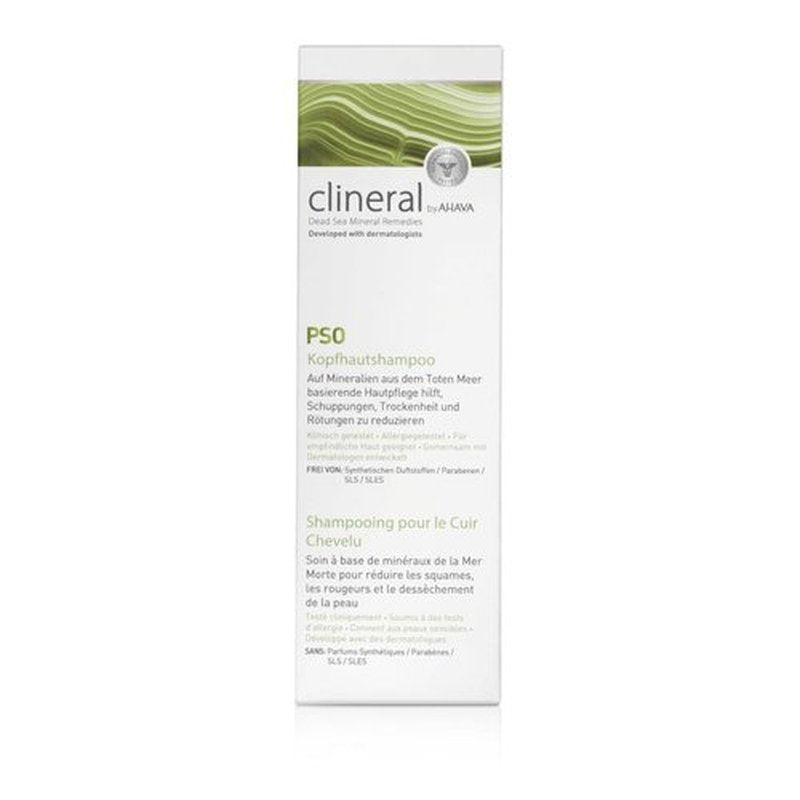 AHAVA Clineral Pso Scalp Shampoo - Gentle Formula to Alleviate Scalp Irritation & Hydrate Hair | 8.5 Fl. Oz