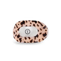 TELETIES - Large Flat Round Clip - Strong Grip, Bendable Teeth, Comfortable Curved Design - For Lying Down, Yoga, Driving & More - Ideal for Thick Hair - For All Hair Textures - Blonde Tortoise