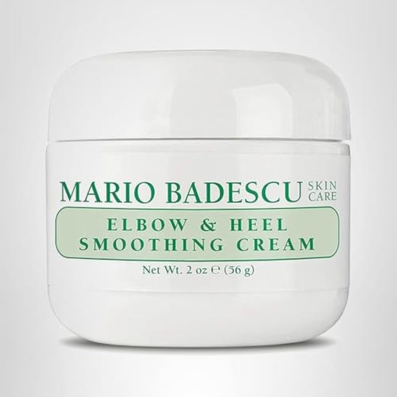 Mario Badescu Elbow & Heel Smoothing Cream, Rich, Thick Formula with Exfoliating Salicylic Acid, Overnight Foot Care for Cracked, Dry, Rough Skin, 2 Oz