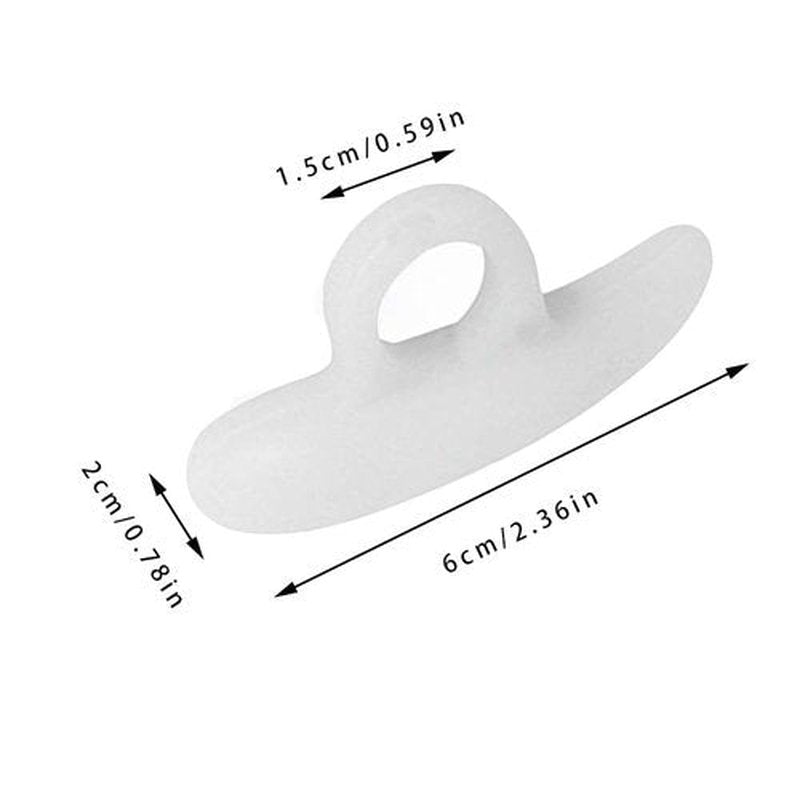 4 Pairs Gel Hammer Toe Crest Cushions Toe Crest Pad Straightener and Corrector for Curled, Curved, Overlapping, Clubbed Claw and Mallet Toes Curling Relief