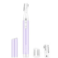 Funstant Upgraded Eyebrow Trimmer, Precision Electric Eyebrow Razor for Women Battery-Operated Facial Hair Remover with Comb No Pulling Sensation Painless for Face Chin Neck, Upper-Lip, Peach-Fuzz