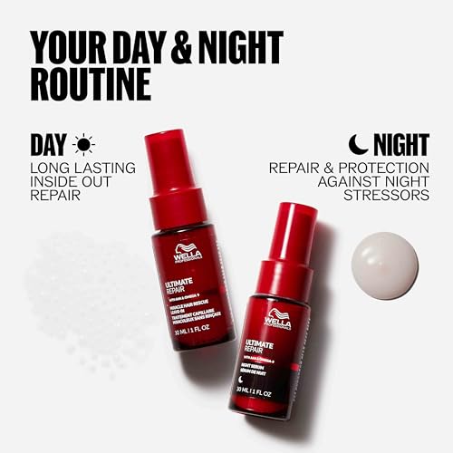 Wella Professionals ULTIMATE REPAIR Night Hair Serum | Protection Against Night Stressors for All Hair Types | 1 Fl Oz - Packaging May Vary