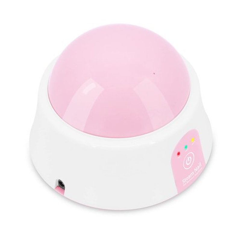 Steam Nail Polish Remover Machine Gel Nail Steamer, Remove Gel Polish Safely without Damaging Nail Bed, Pink