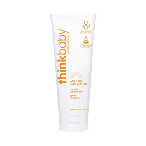 Thinkbaby Aloe Vera Gel - EWG Verified After Sun Relief Lotion, 8 Fl Oz | Hydrating & Soothing for Babies & Toddlers