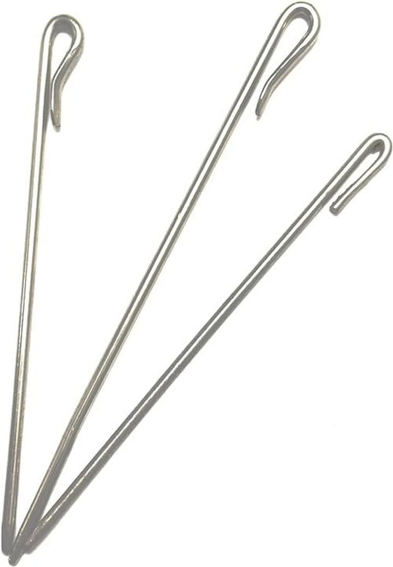 Banika Salai(Baaz) for Turban/Pagg | 5 Inch/12.7 cm | Punjabi Baaz (Steel Hook, Pack of 3)