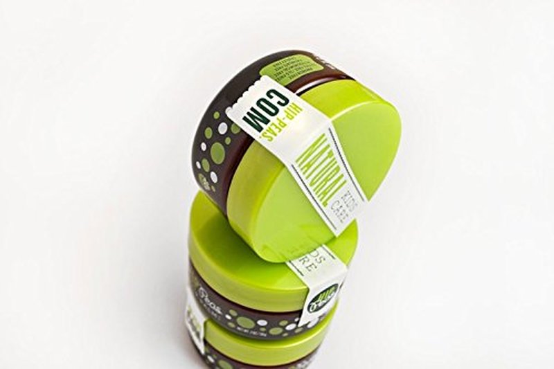 Hip Peas Natural Hair Styling Balm - Light Hold Pomade in 2 oz Jar for Effortless Styling