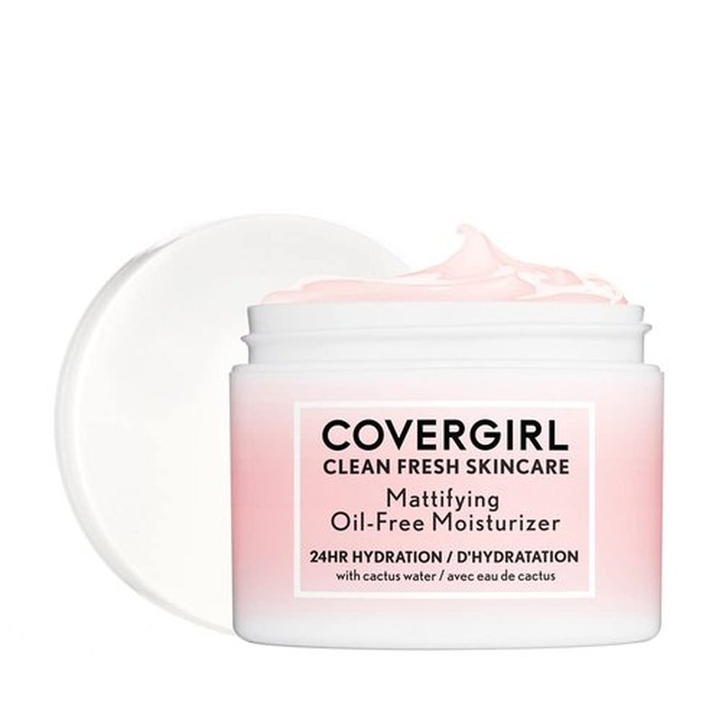 COVERGIRL Clean Fresh Oil-Free Moisturizer - Mattifying Formula, 2.0 Oz for Fresh Skin