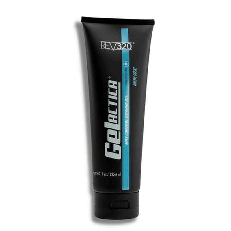Rev320 Hair Gel for Men – Alcohol-Free, Strong Hold Styling Gel - Natural Extracts for Long-Lasting Hold and Shine, Slick Back Hair Gel