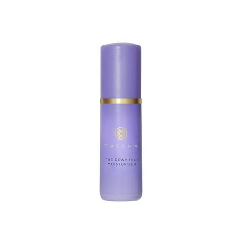 TATCHA The Dewy Milk Moisturizer, Travel-Sized | Mini Lightweight Face Cream - Oil-Balancing Hydration for Bouncy Skin & a Lasting Dewy Glow for Combo to Oily Skin | 15 ml/ 0.5 fl. oz.