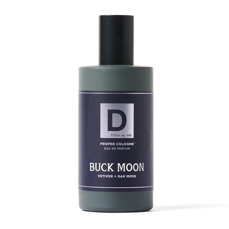 Duke Cannon Proper Cologne Buck Moon - Men's Eau de Parfum with Lime & Vetiver | Warm, Earthy Scent | 1.7 fl oz