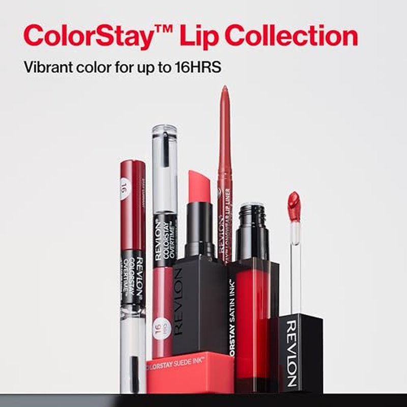 REVLON ColorStay Satin Ink Crown Jewels Liquid Lipstick, Longlasting & Waterproof Lipcolor, Moisturizing Creamy Formula Infused with Black Currant Seed Oil, 036 Royal Amethyst, 0.17 fl oz.