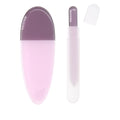 Regine Switzerland Deluxe Nano Laser Etched Manicure and Pedicure Set - Professional Foot File and Smoother Tool for Nail Shape and Finishing - Exfoliate Hardened Skin for Heels, Toes and Hands - Pink