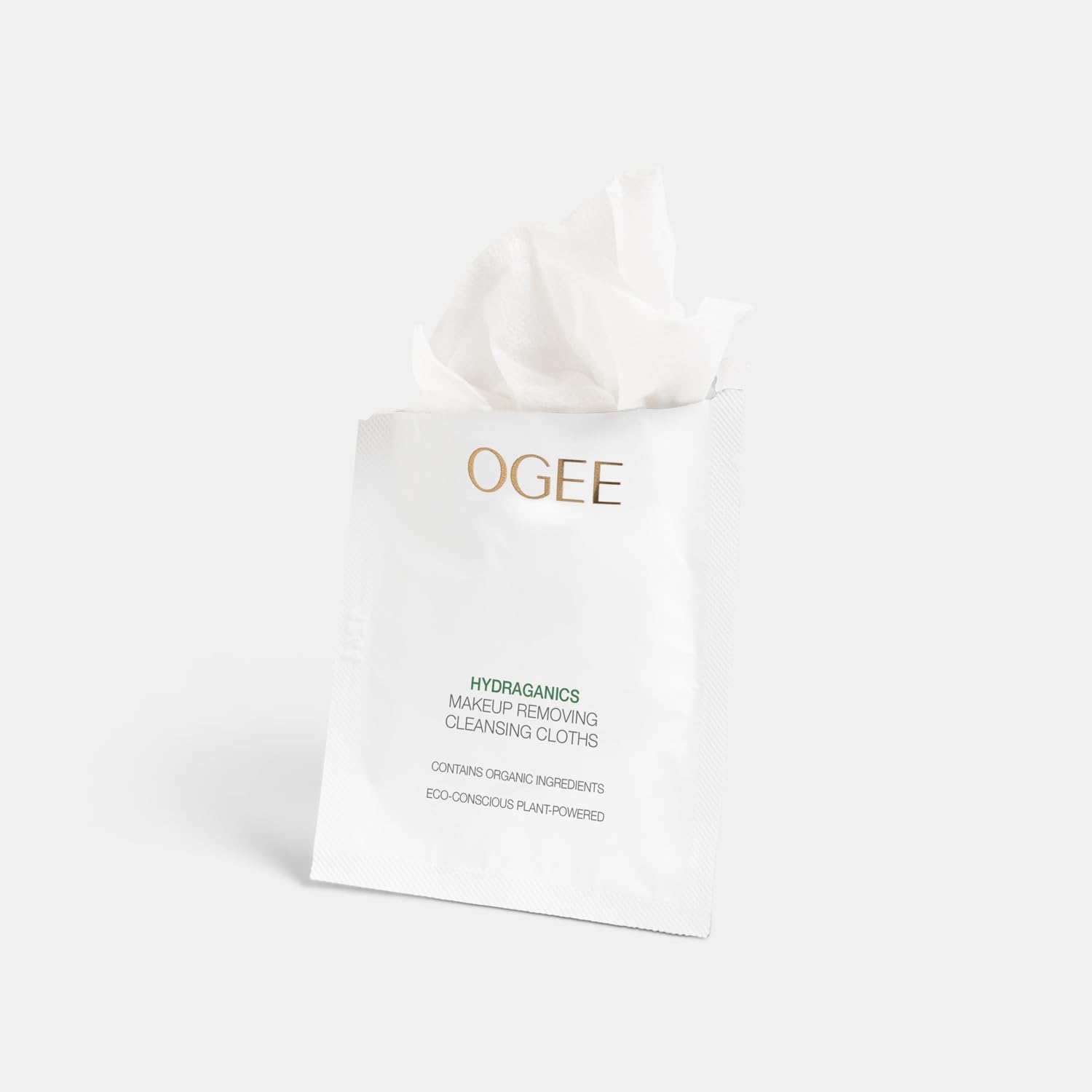 Ogee Gentle Moisturizing Facial Cleansing Cloths and Makeup Remover Wipes (20ct)