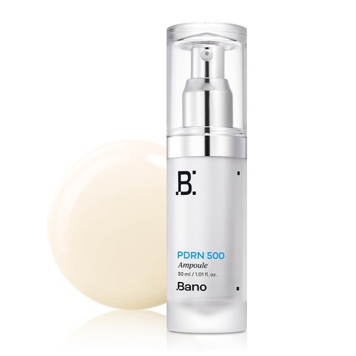 Bano PDRN 500 Ampoule - Firming & Hydrating Serum with Peptides, Collagen & Hyaluronic Acid | Fragrance-Free | 1.01 fl oz