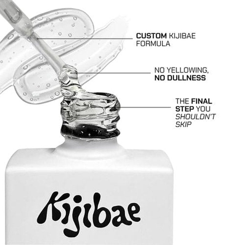 Kijibae Seal The Deal UV Gel Top Coat – High Gloss Nail Protection, 10ml / 0.34 fl oz