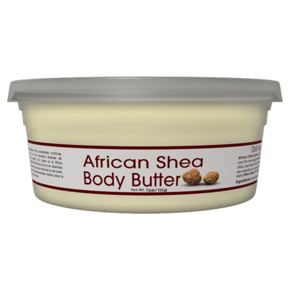 OKAY White Shea Butter for Hair and Skin - Raw African Shea Butter for Women and Men, Daily Moisturizer for Hair and Body, Helps with Stretch Marks, Soothes Dryness - 13 Oz Jar (Pack of 2)
