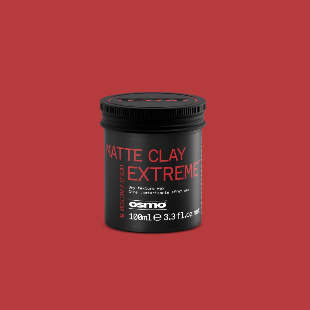 Osmo Matte Clay Extreme | Dry Textured Control | Matt finish for a Natural look. Vegan. 100ml.
