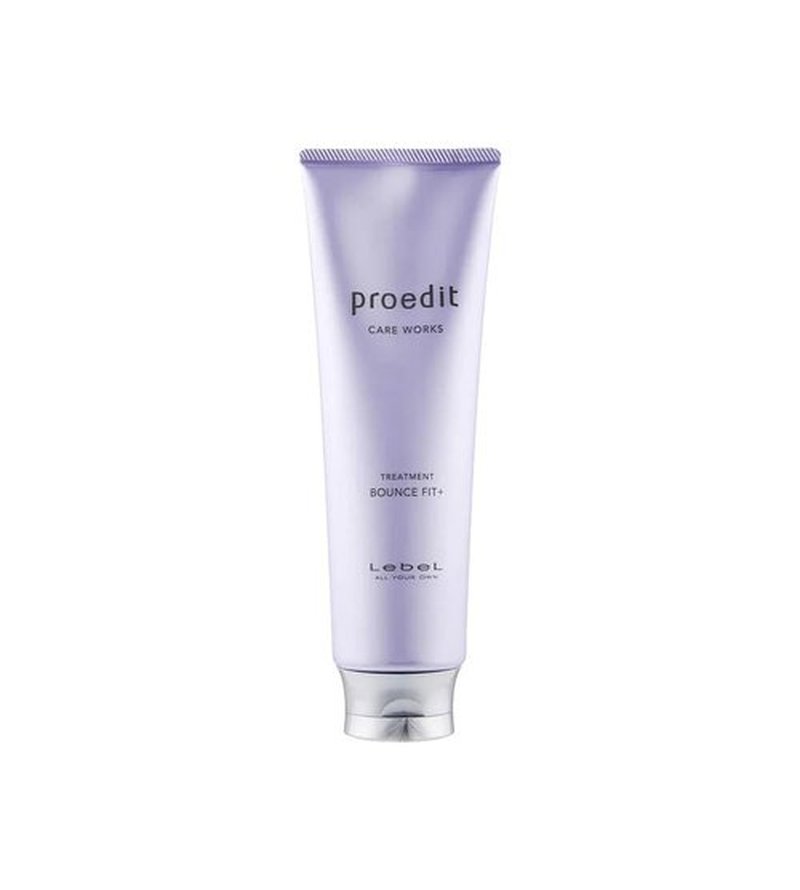 Lebel Proedit Care Works Bounce Fit+ Hair Treatment Mask - Deep Moisture & Elasticity for Damaged Hair | 8.4 oz