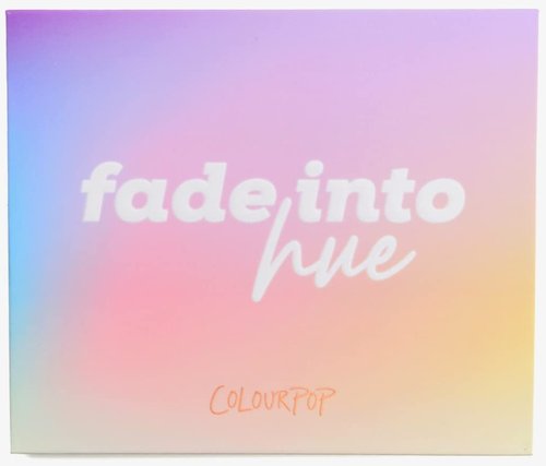 ColourPop FADE INTO HUE Eyeshadow Palette Matte Metallic Semi-Sparkle Glitter Rainbow Super-Pigmented Color
