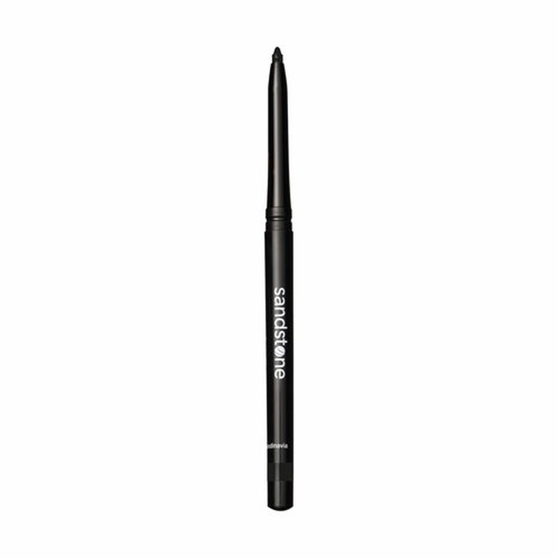 Sandstone Scandinavia Waterproof Eyeliner Pencil – Hypoallergenic & Vegan – Smudge-Proof Gel Formula – For Sensitive Eyes – Black