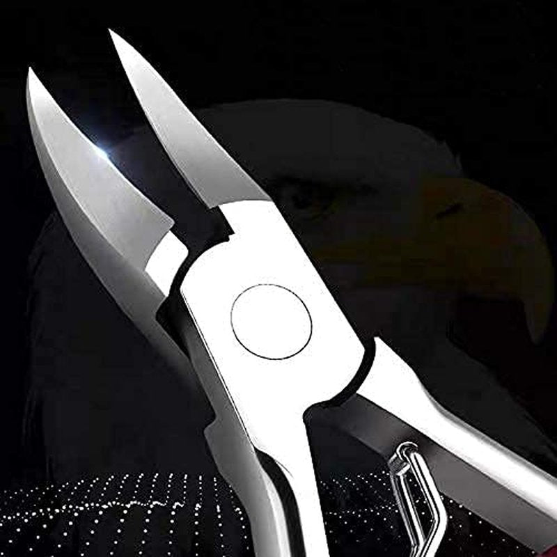 Ingrown Toenail Removal Kit with Toenail Clippers for Thick Toe Nail Lifter and Ingrown Toenail Corrector in a Portable Pedicure Kit for Thick Toe Nails, Podiatry Tools for Podiatrist