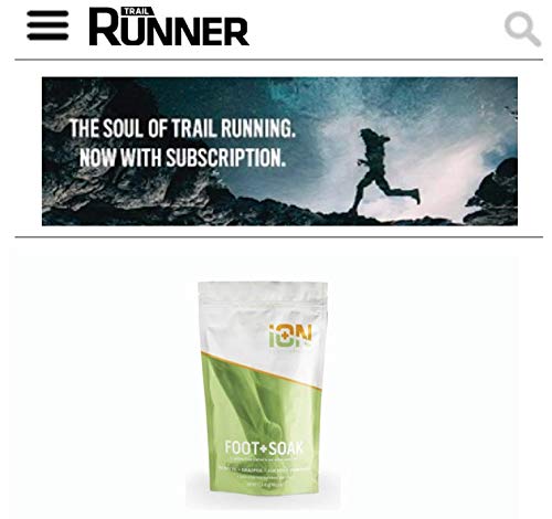 iON Sport Foot Soak for Athletes – Rapid Relief for Sore, Tired Feet & Odor – Tea Tree, Magnesium, Turmeric – Post-Workout Recovery