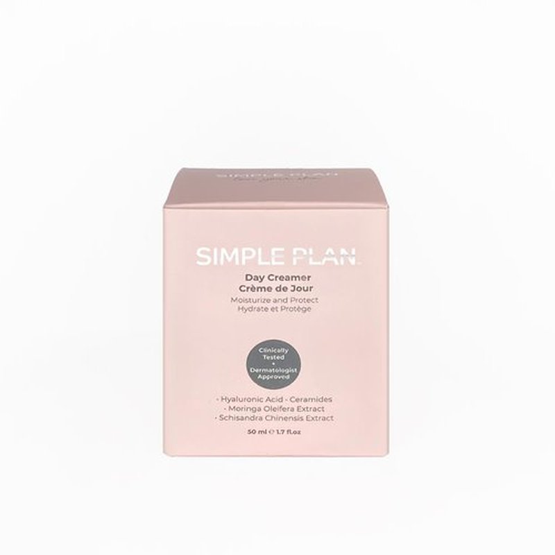 Simple Plan Daily Hydrating Day Cream - Fragrance-Free with Hyaluronic Acid & Ceramides | Lightweight, Non-Greasy (50ml)
