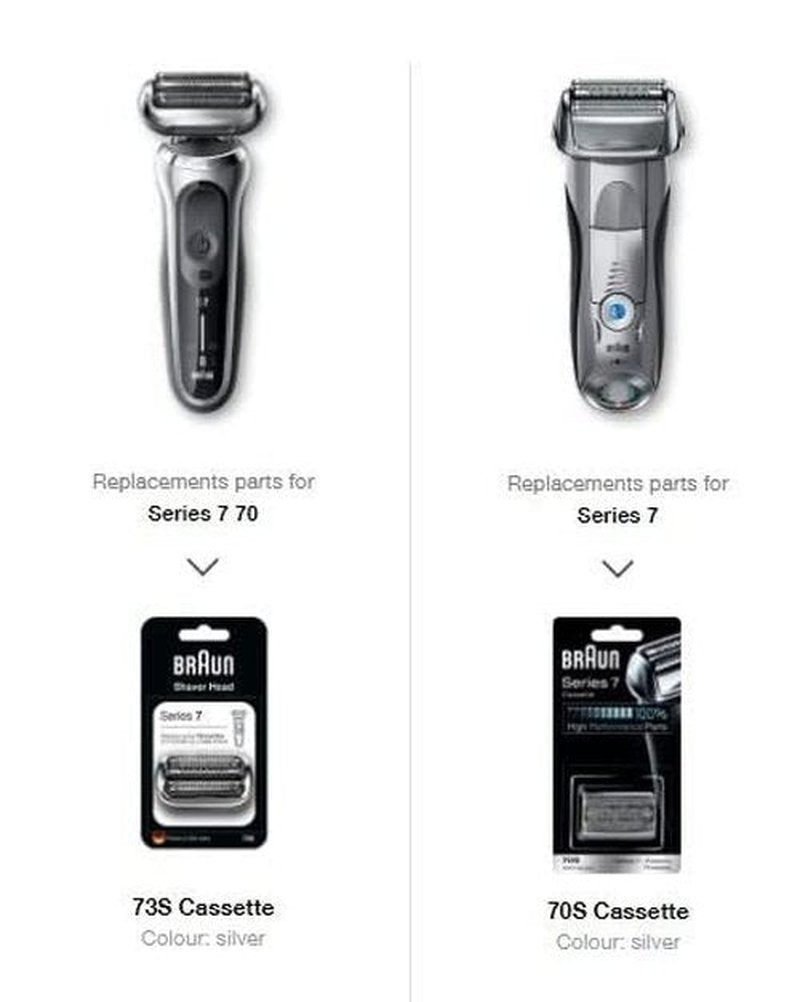 Braun Series 7 Electric Shaver Replacement Head - Compatible with 7020s, 7025s, 7085cc & More