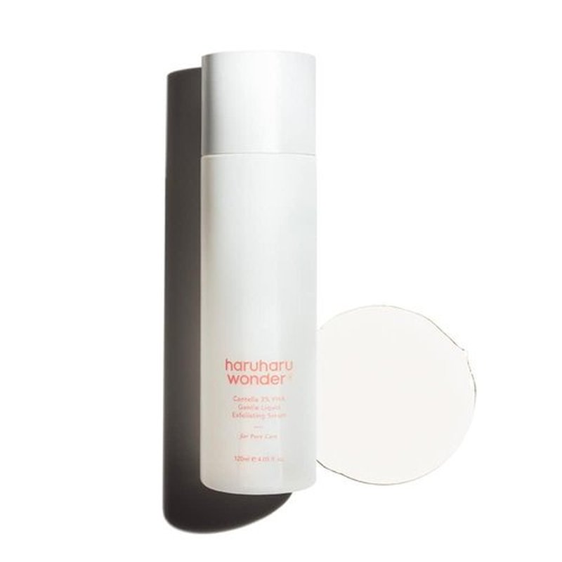haruharu Wonder Centella 3% PHA Gentle Liquid Exfoliating Serum 4.06 fl oz, Gentle Exfoliator, Formula for Sensitive Skin, Glow Facial Serum, Vegan, Cruelty Free, Korean Skincare