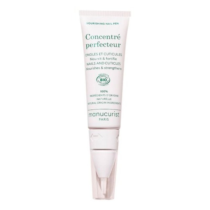 Manucurist Concentré Perfecteur - Nourishing and Fortifying Nail Pen - Vegan & Made in France - 1-in-2 Nail Care Treatment On-the-go: Nail Strengthener & Growth Oil - Gifts for Women