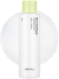 SAM'U Born Panthenol Peel Toner - Instant Hydration with 7 Hyaluronic Acids & Ceramide | Gentle Exfoliating PHA Toner for All Skin Types (180ml)