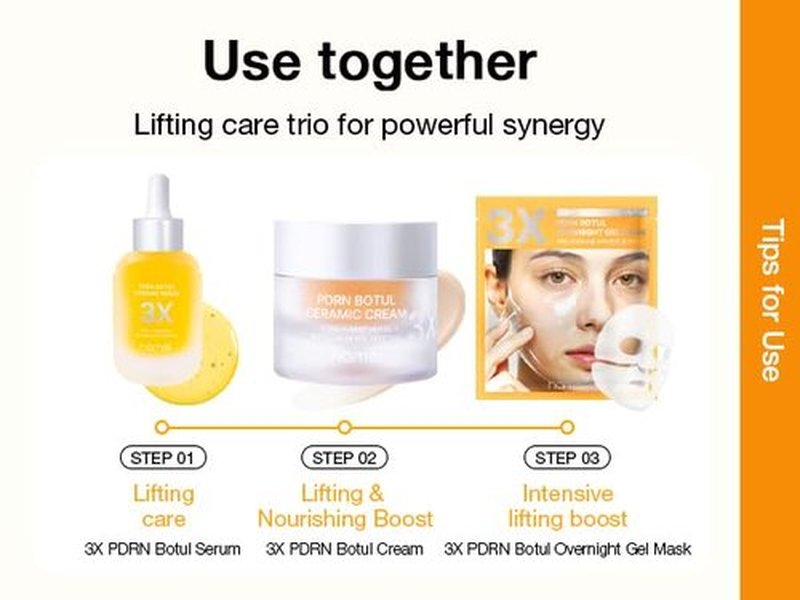 HAMEL 3X PDRN Botul Overnight Gel Mask︱K-Beauty Hydrating Hydrogel Mask︱Skin-Smoothing & Radiance-Boosting Night Care︱For All Skin Types︱34g x 4ea