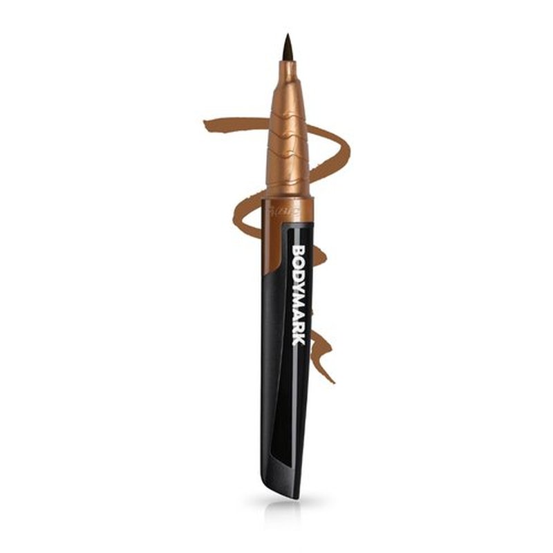 BIC BodyMark Freckle Pen - Cosmetic Quality Dark Brown Soft Brush Tip | 1 Count for Flawless Skin