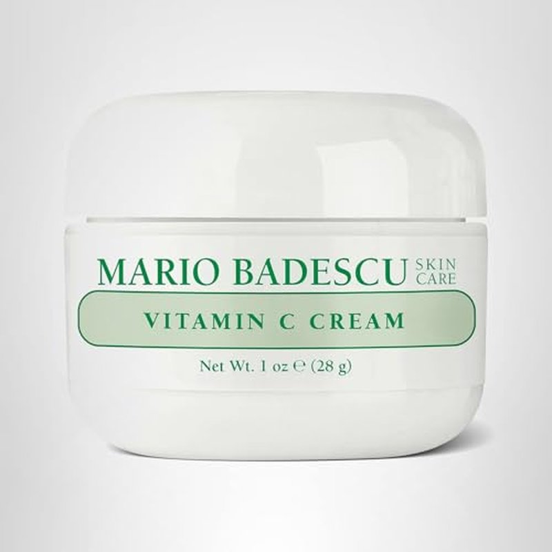Mario Badescu Vitamin C Cream | Lightweight Face Moisturizer Enriched With Niacinamide for All Skin Types | Visibly Reduces Signs of Aging | 1 Fl Oz