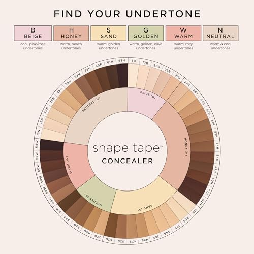 tarte shape tape concealer – Full-Coverage Creaseless Soft Matte Finish, Brightening Under-Eye & Face Makeup, 16hr Longwear, Vegan & Cruelty-Free, full size, 12B fair beige