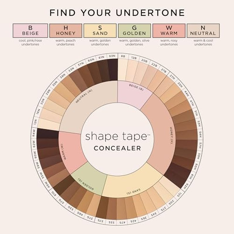 tarte shape tape creamy concealer – Full Coverage Makeup with Built-In Eye Cream, 24HR Hydrating Natural Moisturizing Matte Finish for Redness & Fine Lines, Vegan & Cruelty-Free, travel size, 22N
