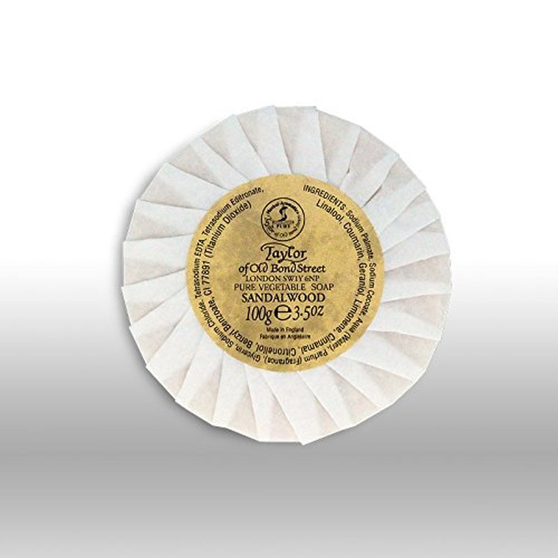 Taylor of Old Bond Street Sandalwood Hand Soap, 100g, 3-Pack