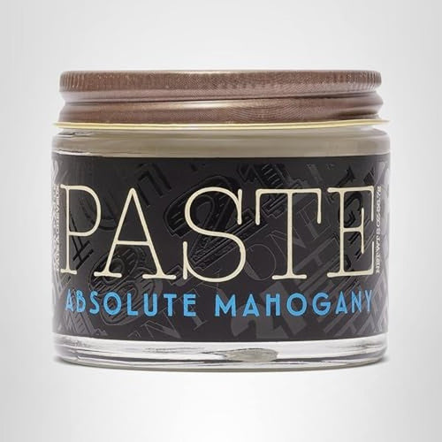 18.21 Man Made Hair Styling Product, 2oz. Absolute Mahogany Scent in Paste with Natural Shine Finish