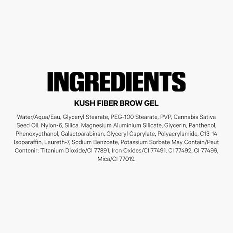 Milk Makeup KUSH Fiber Brow Gel – Tinted Gel Fluffs, Fills + Holds Eyebrows for a Fuller, Natural Look – Conditioning, Vegan Formula – Herb (Medium Brown), 0.15 oz