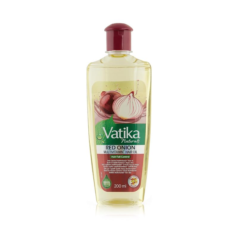 Vatika Naturals Multivitamin Hair Oil - Nourishing Formula for Healthy, Lustrous Hair - Strengthens Revitalizes & Promotes Stronger Hair - 100% Natural Oil Extract - Enriched with Red Onion - (300 ML)