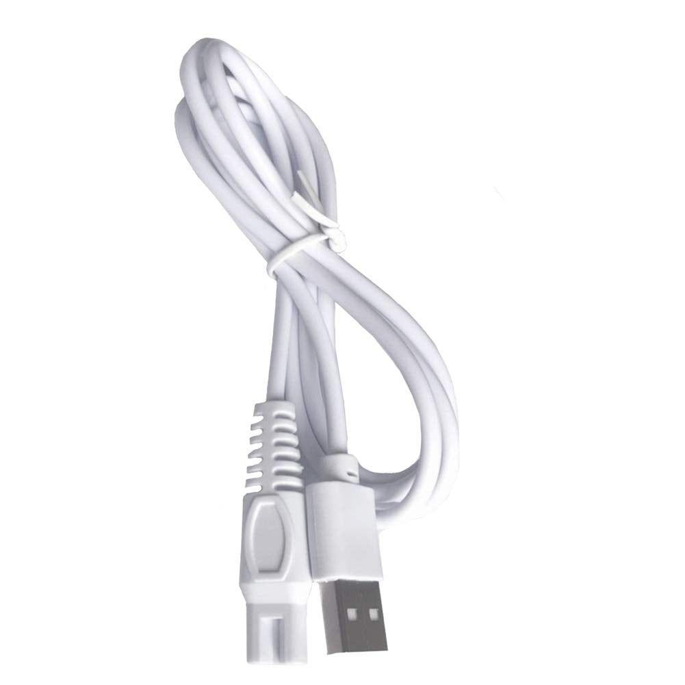 Shaver Charger Compatible with Finishing Touch Flawless Legs Shaver Hair Remove Ladies Shaver USB Cable Replacement 5V Power Cord Women Electric Shaver Adapter