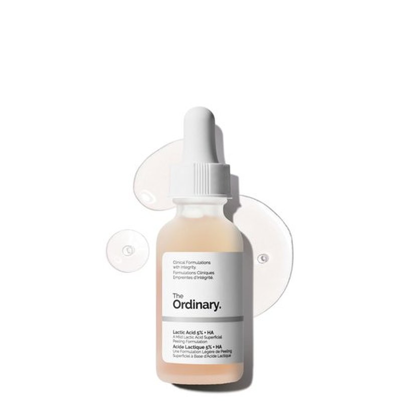 The Ordinary Lactic Acid 5% Exfoliating Serum - Hydrating Formula for Smoother Skin, 30ml