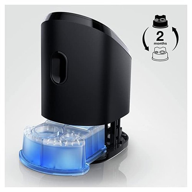 Braun Series 7 70S Electric Shaver Head Replacement Cassette & Clean Renew Refill Cartridges - Blue, 3 Count