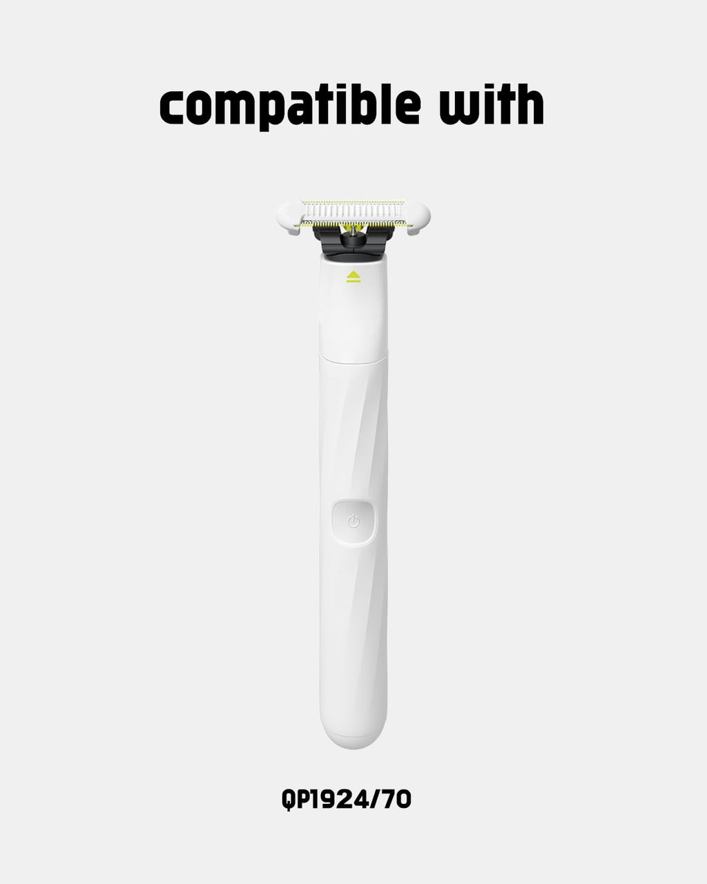 QP1924 Charger White, QP1924/70 Charger Oneblade Charger Compatible with Phillips Norelco One Blade Charger, One Blade Charger Replacement for Philips One Blade Bikini Trimmer for Women